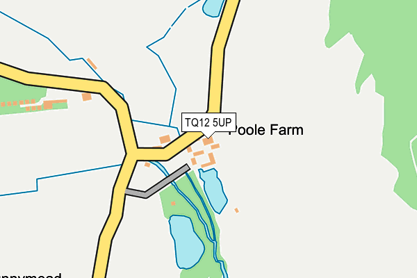 TQ12 5UP map - OS OpenMap – Local (Ordnance Survey) TQ12 5UP map - OS OpenMap – Local (Ordnance Survey)