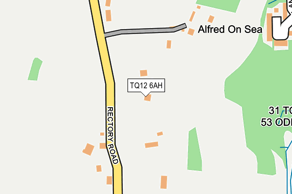 TQ12 6AH map - OS OpenMap – Local (Ordnance Survey) TQ12 6AH map - OS OpenMap – Local (Ordnance Survey)