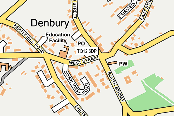 TQ12 6DP map - OS OpenMap – Local (Ordnance Survey) TQ12 6DP map - OS OpenMap – Local (Ordnance Survey)