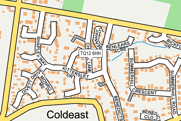 TQ12 6HH map - OS OpenMap – Local (Ordnance Survey) TQ12 6HH map - OS OpenMap – Local (Ordnance Survey)