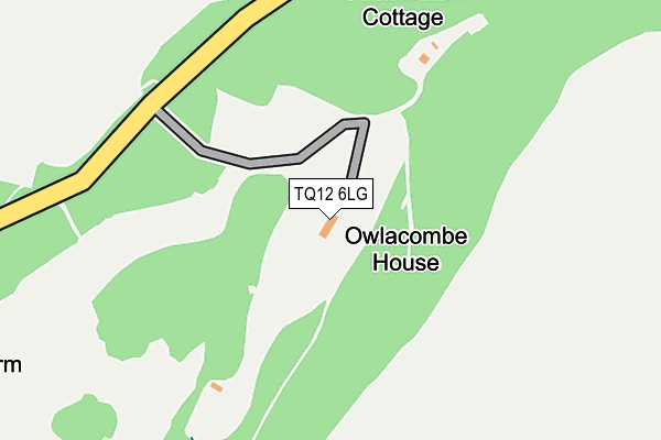 TQ12 6LG map - OS OpenMap – Local (Ordnance Survey) TQ12 6LG map - OS OpenMap – Local (Ordnance Survey)