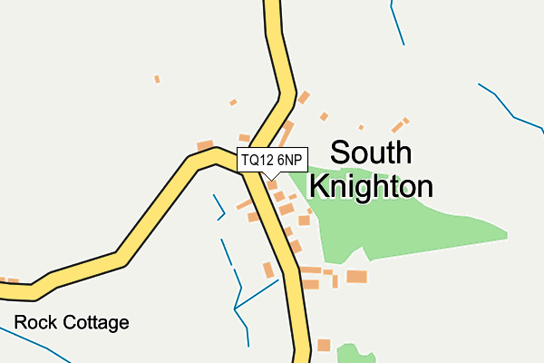 TQ12 6NP map - OS OpenMap – Local (Ordnance Survey) TQ12 6NP map - OS OpenMap – Local (Ordnance Survey)