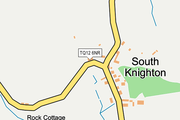 TQ12 6NR map - OS OpenMap – Local (Ordnance Survey) TQ12 6NR map - OS OpenMap – Local (Ordnance Survey)