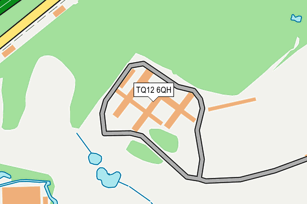 TQ12 6QH map - OS OpenMap – Local (Ordnance Survey)