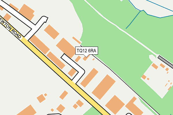 TQ12 6RA map - OS OpenMap – Local (Ordnance Survey) TQ12 6RA map - OS OpenMap – Local (Ordnance Survey)