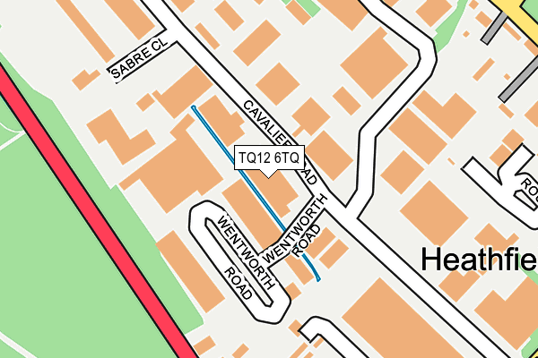TQ12 6TQ map - OS OpenMap – Local (Ordnance Survey) TQ12 6TQ map - OS OpenMap – Local (Ordnance Survey)