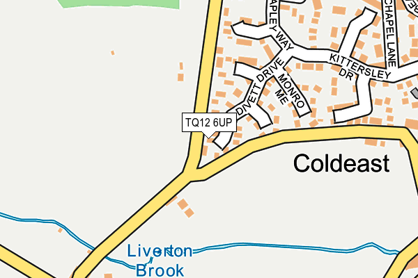 TQ12 6UP map - OS OpenMap – Local (Ordnance Survey) TQ12 6UP map - OS OpenMap – Local (Ordnance Survey)