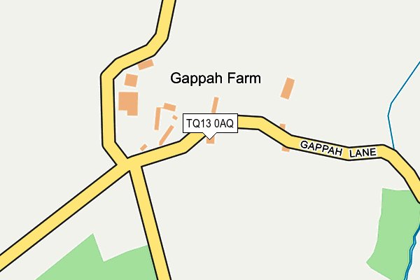 TQ13 0AQ map - OS OpenMap – Local (Ordnance Survey) TQ13 0AQ map - OS OpenMap – Local (Ordnance Survey)