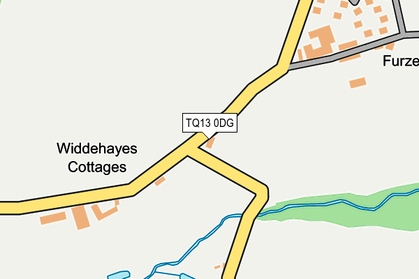 TQ13 0DG map - OS OpenMap – Local (Ordnance Survey) TQ13 0DG map - OS OpenMap – Local (Ordnance Survey)
