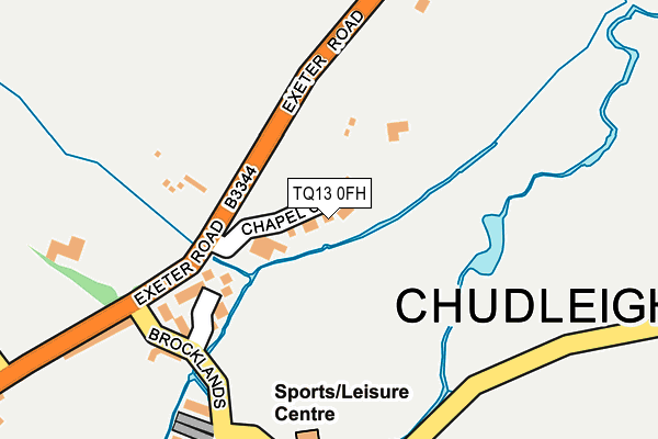 TQ13 0FH map - OS OpenMap – Local (Ordnance Survey) TQ13 0FH map - OS OpenMap – Local (Ordnance Survey)
