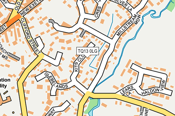 TQ13 0LG map - OS OpenMap – Local (Ordnance Survey) TQ13 0LG map - OS OpenMap – Local (Ordnance Survey)