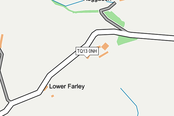 TQ13 0NH map - OS OpenMap – Local (Ordnance Survey) TQ13 0NH map - OS OpenMap – Local (Ordnance Survey)