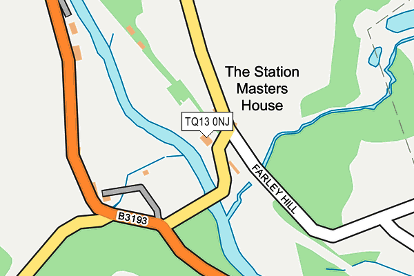 TQ13 0NJ map - OS OpenMap – Local (Ordnance Survey) TQ13 0NJ map - OS OpenMap – Local (Ordnance Survey)