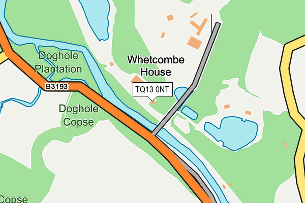 TQ13 0NT map - OS OpenMap – Local (Ordnance Survey) TQ13 0NT map - OS OpenMap – Local (Ordnance Survey)