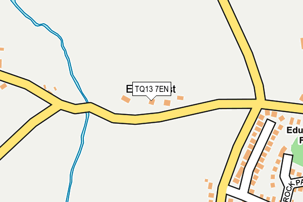 TQ13 7EN map - OS OpenMap – Local (Ordnance Survey)