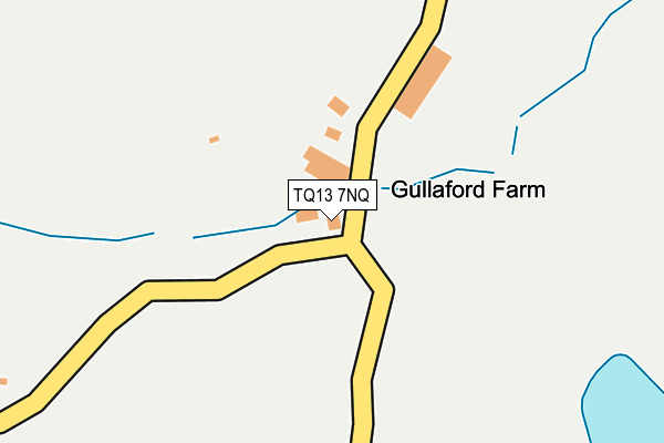 TQ13 7NQ map - OS OpenMap – Local (Ordnance Survey) TQ13 7NQ map - OS OpenMap – Local (Ordnance Survey)