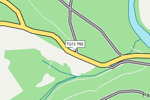 TQ13 7NS map - OS OpenMap – Local (Ordnance Survey) TQ13 7NS map - OS OpenMap – Local (Ordnance Survey)