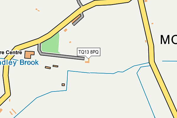 TQ13 8PQ map - OS OpenMap – Local (Ordnance Survey) TQ13 8PQ map - OS OpenMap – Local (Ordnance Survey)