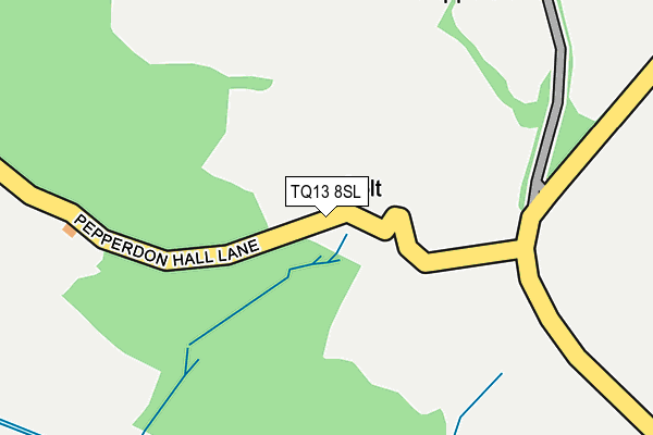 TQ13 8SL map - OS OpenMap – Local (Ordnance Survey) TQ13 8SL map - OS OpenMap – Local (Ordnance Survey)