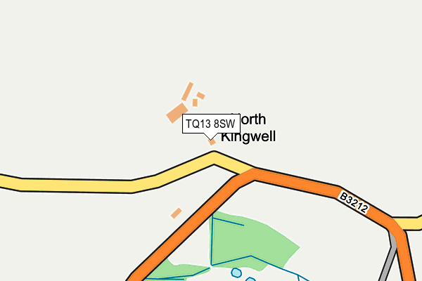 TQ13 8SW map - OS OpenMap – Local (Ordnance Survey) TQ13 8SW map - OS OpenMap – Local (Ordnance Survey)
