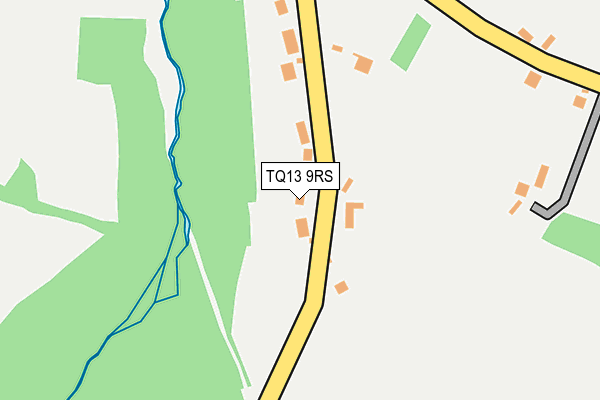 TQ13 9RS map - OS OpenMap – Local (Ordnance Survey) TQ13 9RS map - OS OpenMap – Local (Ordnance Survey)