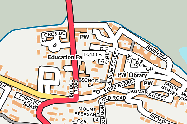 TQ14 0EJ map - OS OpenMap – Local (Ordnance Survey) TQ14 0EJ map - OS OpenMap – Local (Ordnance Survey)