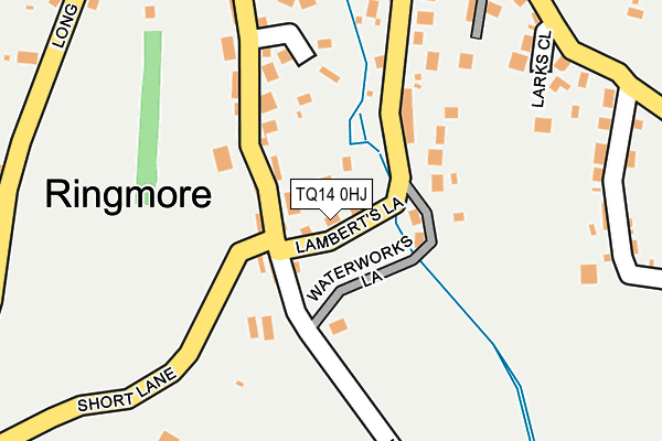 TQ14 0HJ map - OS OpenMap – Local (Ordnance Survey) TQ14 0HJ map - OS OpenMap – Local (Ordnance Survey)