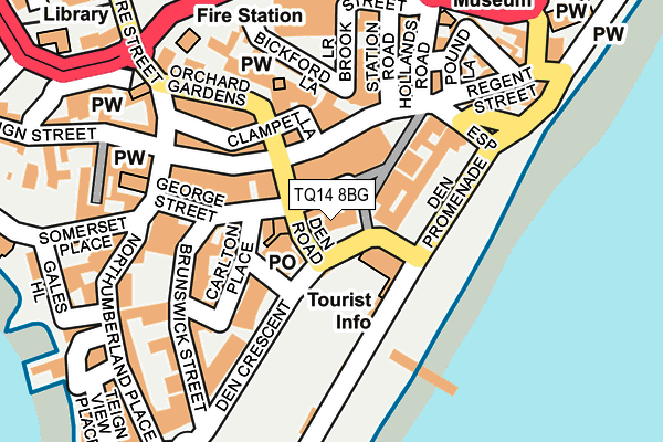 TQ14 8BG map - OS OpenMap – Local (Ordnance Survey) TQ14 8BG map - OS OpenMap – Local (Ordnance Survey)