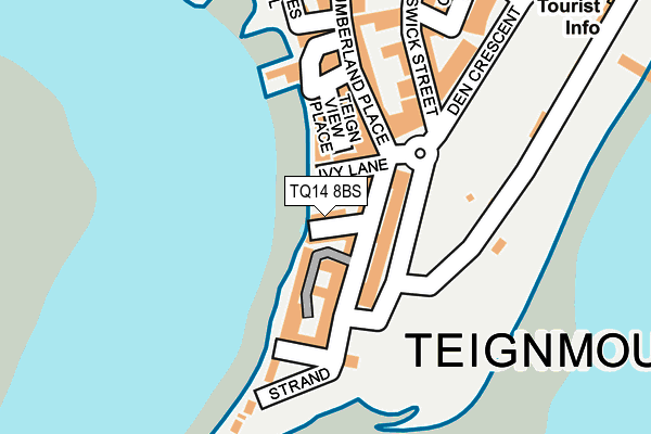 TQ14 8BS map - OS OpenMap – Local (Ordnance Survey) TQ14 8BS map - OS OpenMap – Local (Ordnance Survey)