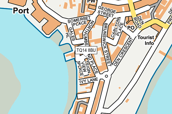 TQ14 8BU map - OS OpenMap – Local (Ordnance Survey) TQ14 8BU map - OS OpenMap – Local (Ordnance Survey)