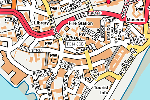TQ14 8GB map - OS OpenMap – Local (Ordnance Survey)