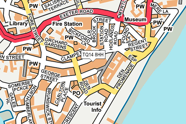 TQ14 8HH map - OS OpenMap – Local (Ordnance Survey) TQ14 8HH map - OS OpenMap – Local (Ordnance Survey)