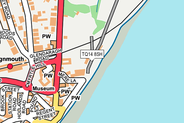 TQ14 8SH map - OS OpenMap – Local (Ordnance Survey) TQ14 8SH map - OS OpenMap – Local (Ordnance Survey)