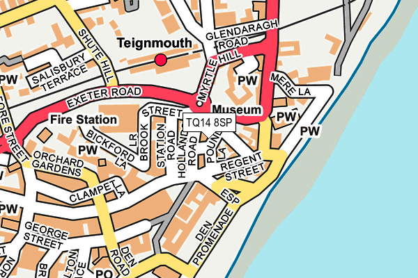 TQ14 8SP map - OS OpenMap – Local (Ordnance Survey) TQ14 8SP map - OS OpenMap – Local (Ordnance Survey)