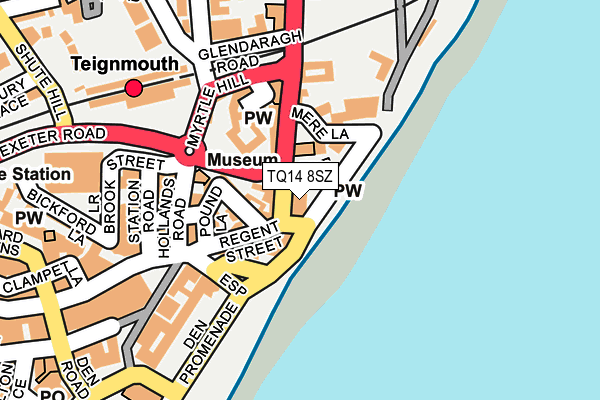 TQ14 8SZ map - OS OpenMap – Local (Ordnance Survey) TQ14 8SZ map - OS OpenMap – Local (Ordnance Survey)