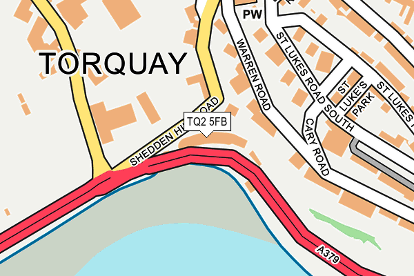 TQ2 5FB map - OS OpenMap – Local (Ordnance Survey) TQ2 5FB map - OS OpenMap – Local (Ordnance Survey)