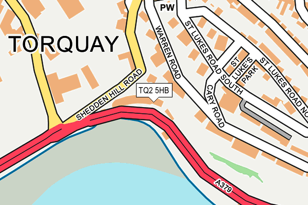 TQ2 5HB map - OS OpenMap – Local (Ordnance Survey) TQ2 5HB map - OS OpenMap – Local (Ordnance Survey)