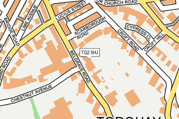TQ2 5HJ map - OS OpenMap – Local (Ordnance Survey) TQ2 5HJ map - OS OpenMap – Local (Ordnance Survey)