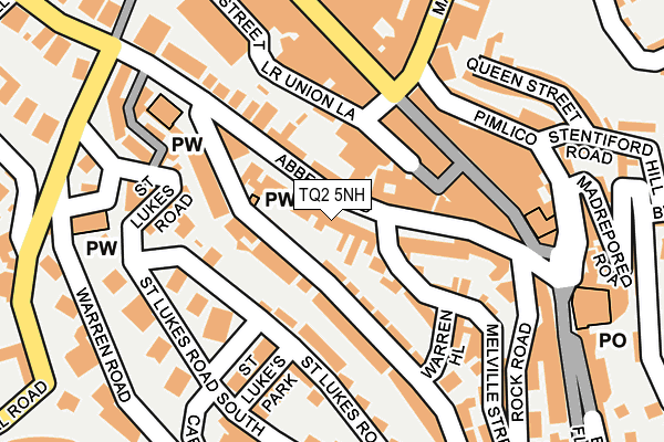 TQ2 5NH map - OS OpenMap – Local (Ordnance Survey) TQ2 5NH map - OS OpenMap – Local (Ordnance Survey)