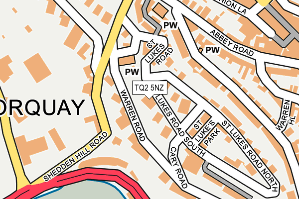 TQ2 5NZ map - OS OpenMap – Local (Ordnance Survey) TQ2 5NZ map - OS OpenMap – Local (Ordnance Survey)