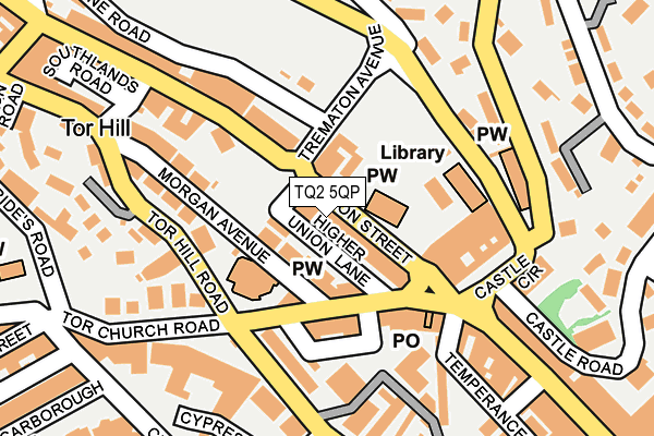 TQ2 5QP map - OS OpenMap – Local (Ordnance Survey) TQ2 5QP map - OS OpenMap – Local (Ordnance Survey)
