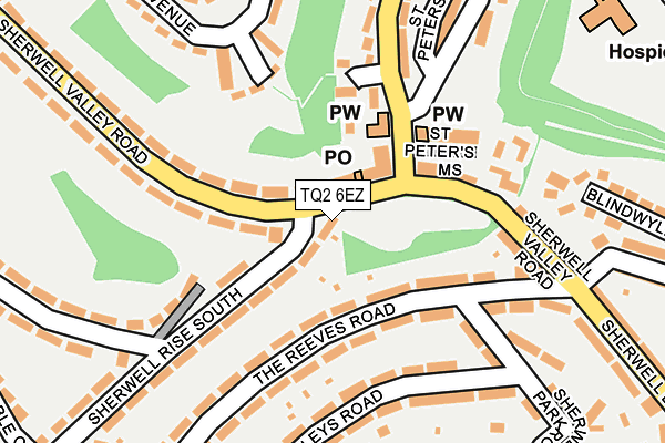 TQ2 6EZ map - OS OpenMap – Local (Ordnance Survey) TQ2 6EZ map - OS OpenMap – Local (Ordnance Survey)