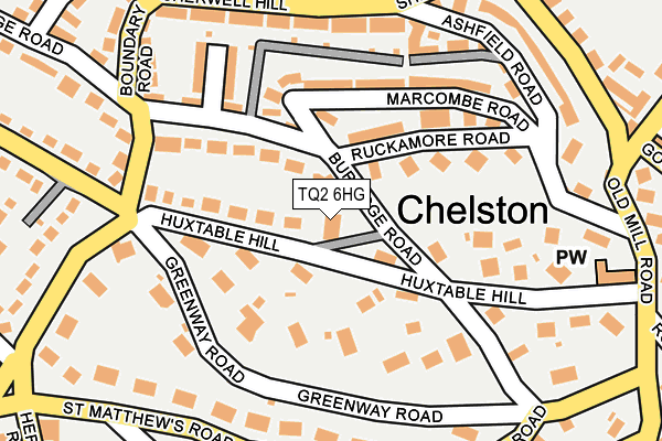 TQ2 6HG map - OS OpenMap – Local (Ordnance Survey) TQ2 6HG map - OS OpenMap – Local (Ordnance Survey)