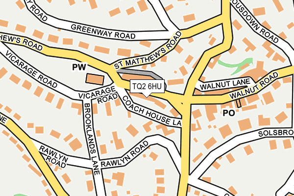 TQ2 6HU map - OS OpenMap – Local (Ordnance Survey) TQ2 6HU map - OS OpenMap – Local (Ordnance Survey)