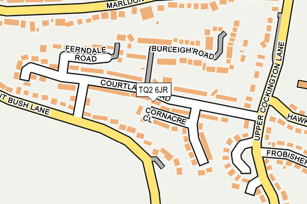 TQ2 6JR map - OS OpenMap – Local (Ordnance Survey) TQ2 6JR map - OS OpenMap – Local (Ordnance Survey)