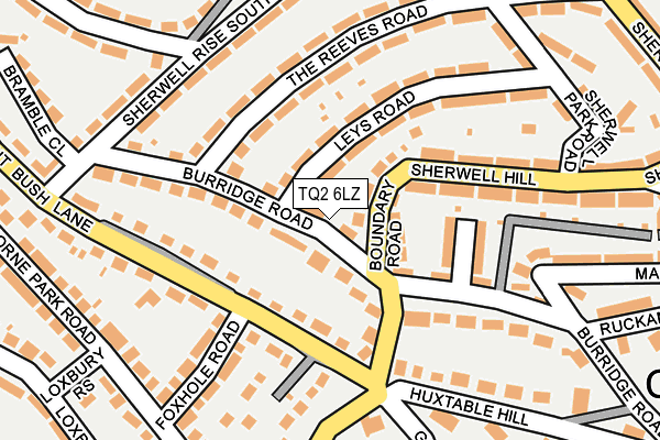 TQ2 6LZ map - OS OpenMap – Local (Ordnance Survey) TQ2 6LZ map - OS OpenMap – Local (Ordnance Survey)