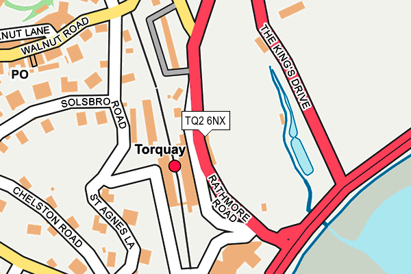 TQ2 6NX map - OS OpenMap – Local (Ordnance Survey) TQ2 6NX map - OS OpenMap – Local (Ordnance Survey)