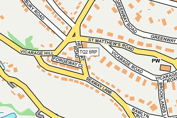 TQ2 6RP map - OS OpenMap – Local (Ordnance Survey) TQ2 6RP map - OS OpenMap – Local (Ordnance Survey)