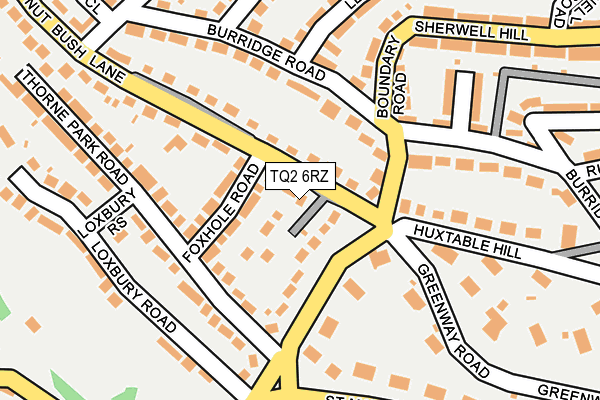 TQ2 6RZ map - OS OpenMap – Local (Ordnance Survey) TQ2 6RZ map - OS OpenMap – Local (Ordnance Survey)