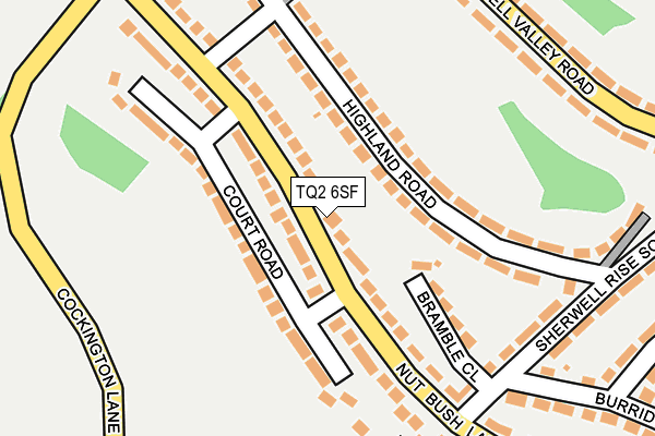 TQ2 6SF map - OS OpenMap – Local (Ordnance Survey) TQ2 6SF map - OS OpenMap – Local (Ordnance Survey)